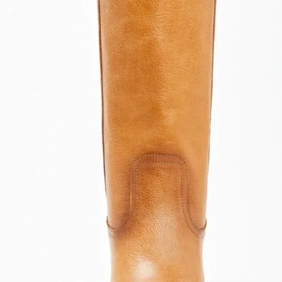 Chic Tan Heeled Boots - Picture 2 of 7